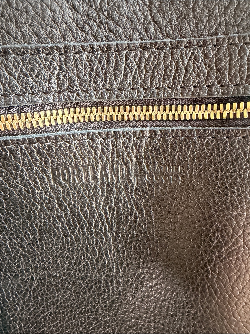 Portland Leather Pebbled Black Tote Backpack - Picture 8 of 8